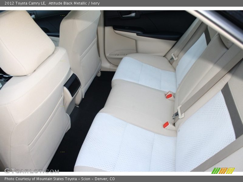 Attitude Black Metallic / Ivory 2012 Toyota Camry LE
