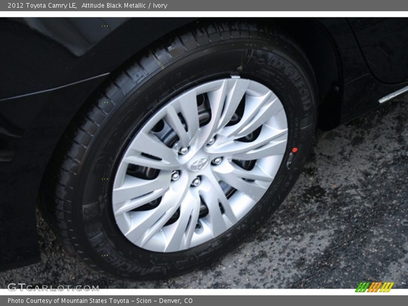 Attitude Black Metallic / Ivory 2012 Toyota Camry LE
