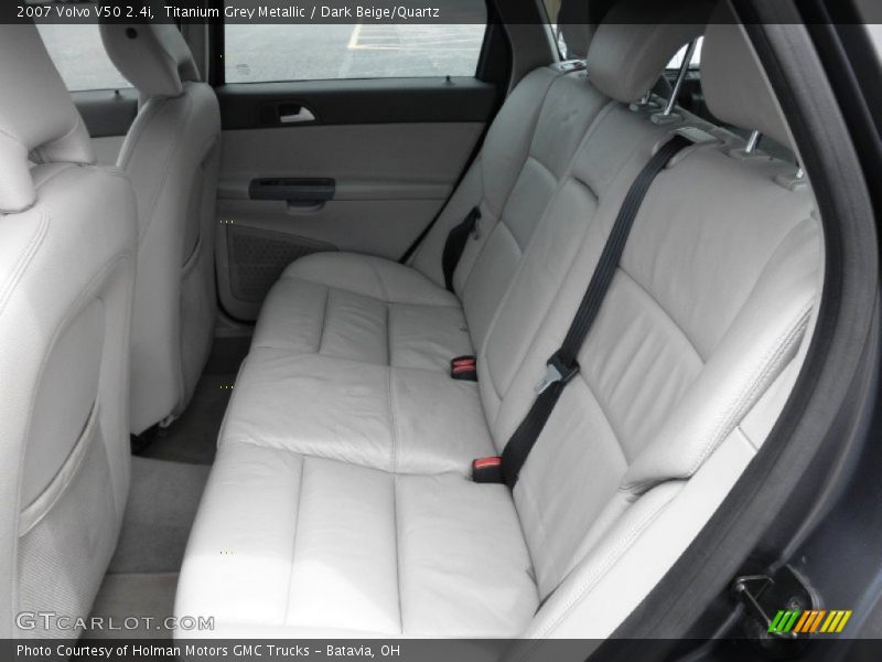 Titanium Grey Metallic / Dark Beige/Quartz 2007 Volvo V50 2.4i