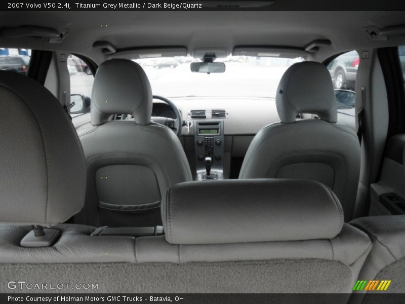 Titanium Grey Metallic / Dark Beige/Quartz 2007 Volvo V50 2.4i