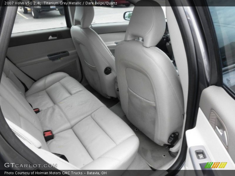 Titanium Grey Metallic / Dark Beige/Quartz 2007 Volvo V50 2.4i