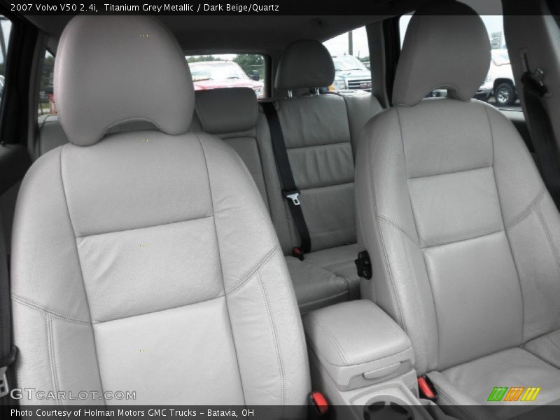 Titanium Grey Metallic / Dark Beige/Quartz 2007 Volvo V50 2.4i