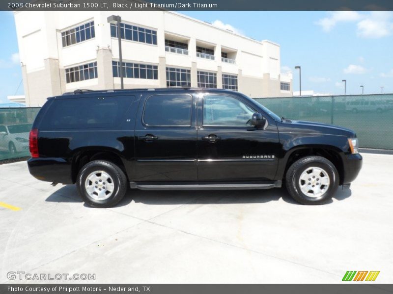Black / Light Titanium/Dark Titanium 2008 Chevrolet Suburban 1500 LT
