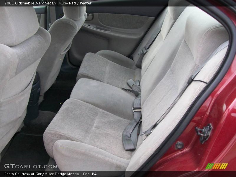 Ruby Red / Pewter 2001 Oldsmobile Alero Sedan