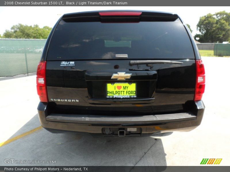 Black / Light Titanium/Dark Titanium 2008 Chevrolet Suburban 1500 LT