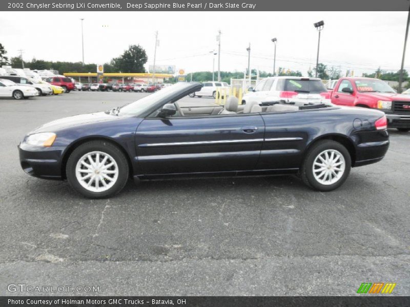  2002 Sebring LXi Convertible Deep Sapphire Blue Pearl