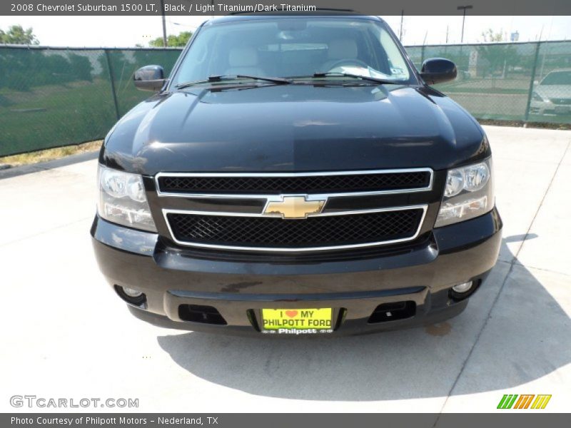 Black / Light Titanium/Dark Titanium 2008 Chevrolet Suburban 1500 LT