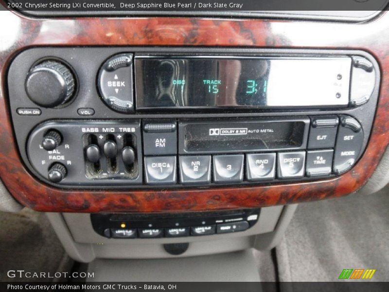 Audio System of 2002 Sebring LXi Convertible