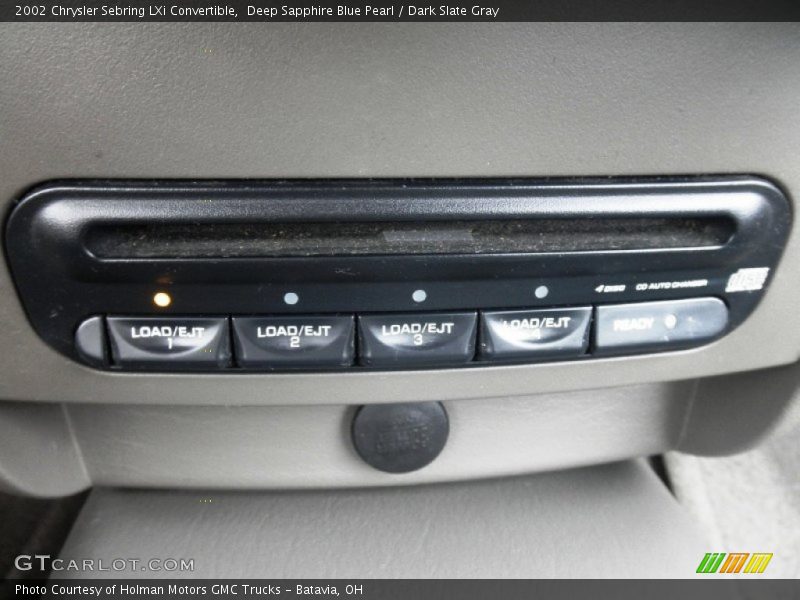 Deep Sapphire Blue Pearl / Dark Slate Gray 2002 Chrysler Sebring LXi Convertible