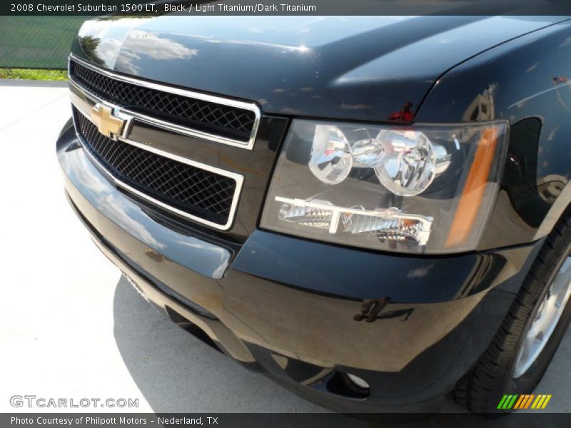 Black / Light Titanium/Dark Titanium 2008 Chevrolet Suburban 1500 LT