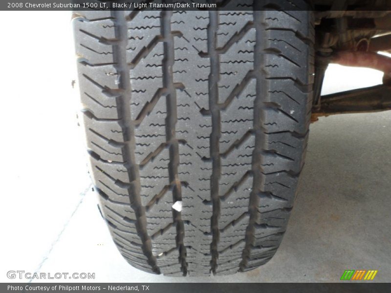 Black / Light Titanium/Dark Titanium 2008 Chevrolet Suburban 1500 LT