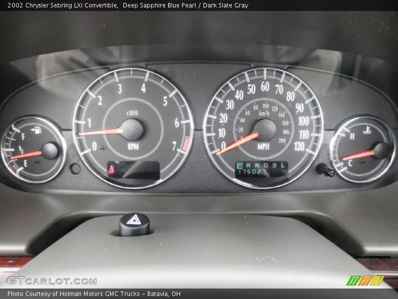  2002 Sebring LXi Convertible LXi Convertible Gauges