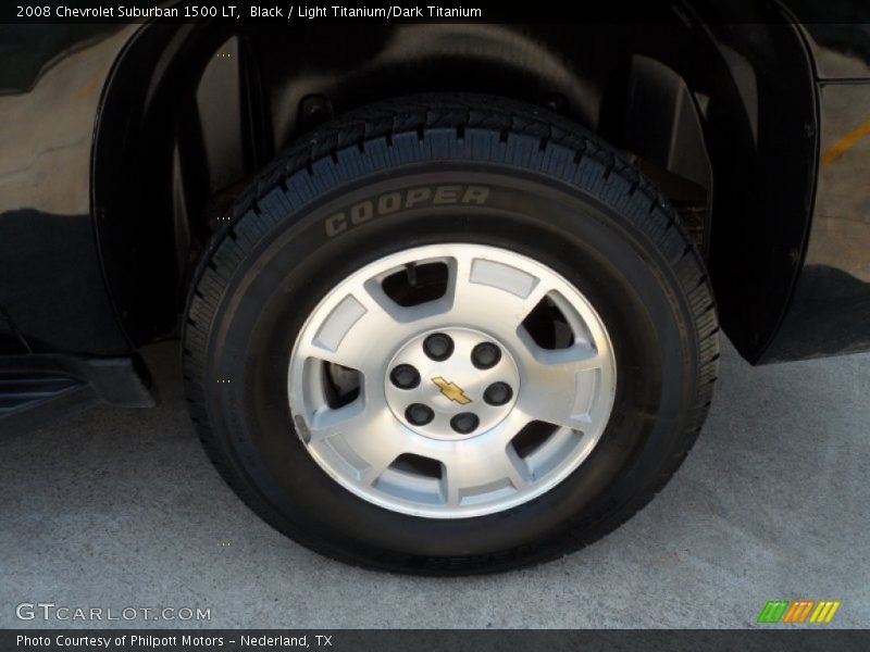 Black / Light Titanium/Dark Titanium 2008 Chevrolet Suburban 1500 LT