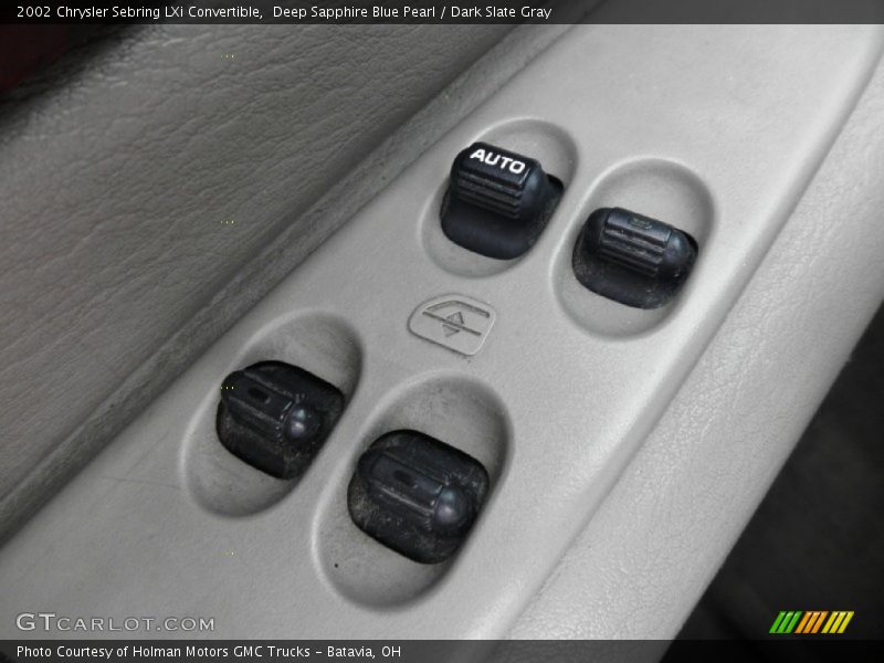 Deep Sapphire Blue Pearl / Dark Slate Gray 2002 Chrysler Sebring LXi Convertible