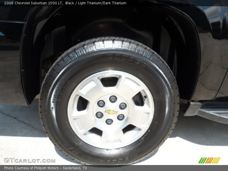 Black / Light Titanium/Dark Titanium 2008 Chevrolet Suburban 1500 LT
