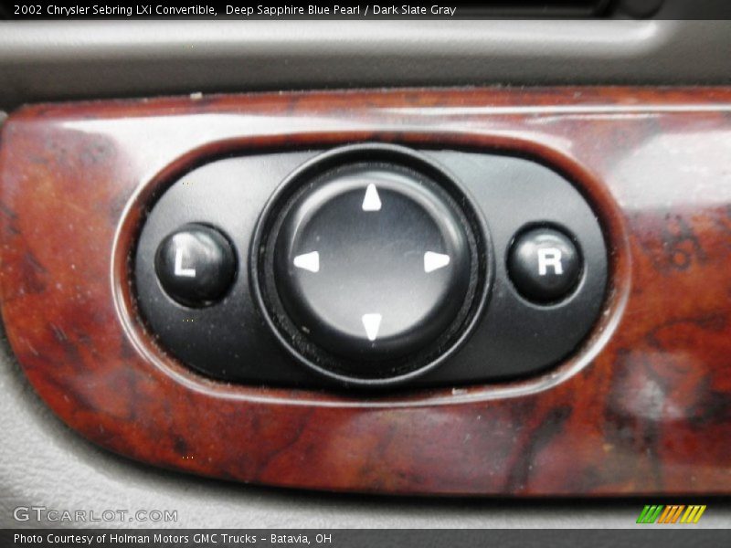 Deep Sapphire Blue Pearl / Dark Slate Gray 2002 Chrysler Sebring LXi Convertible