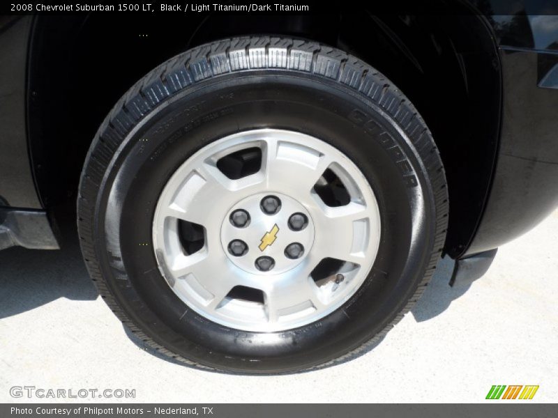Black / Light Titanium/Dark Titanium 2008 Chevrolet Suburban 1500 LT