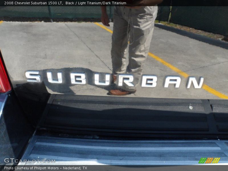 Black / Light Titanium/Dark Titanium 2008 Chevrolet Suburban 1500 LT
