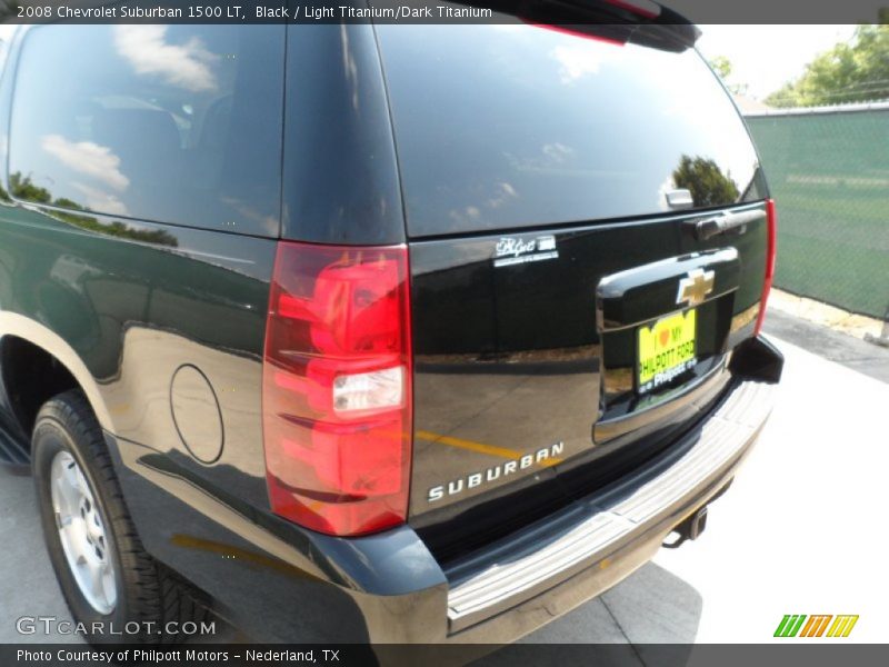 Black / Light Titanium/Dark Titanium 2008 Chevrolet Suburban 1500 LT