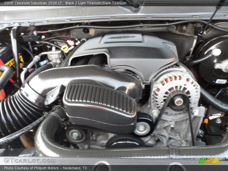 Black / Light Titanium/Dark Titanium 2008 Chevrolet Suburban 1500 LT