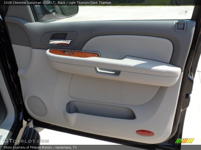 Black / Light Titanium/Dark Titanium 2008 Chevrolet Suburban 1500 LT