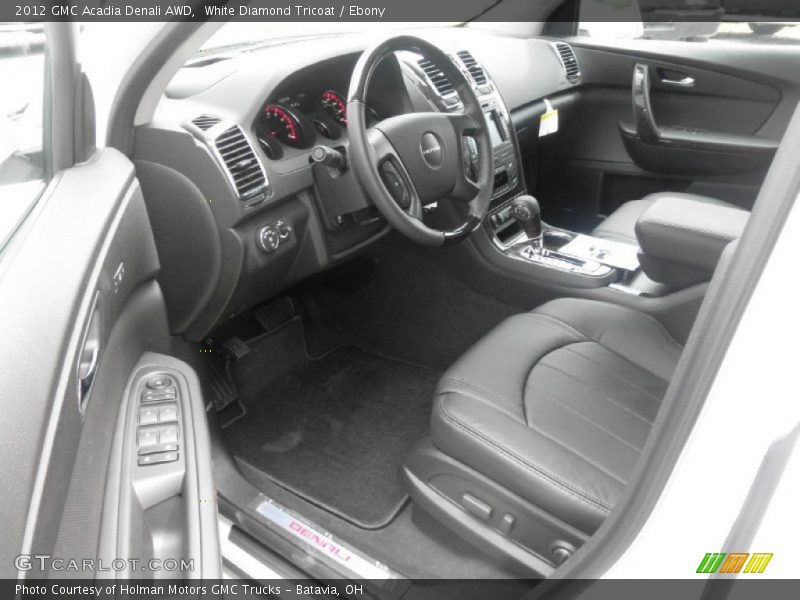  2012 Acadia Denali AWD Ebony Interior