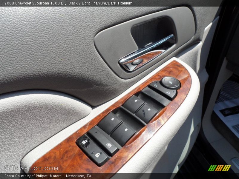 Black / Light Titanium/Dark Titanium 2008 Chevrolet Suburban 1500 LT