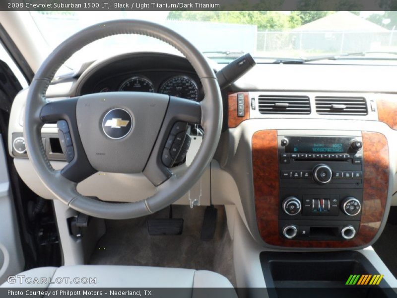 Black / Light Titanium/Dark Titanium 2008 Chevrolet Suburban 1500 LT