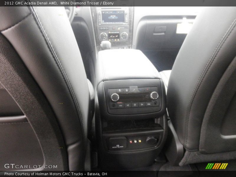 White Diamond Tricoat / Ebony 2012 GMC Acadia Denali AWD