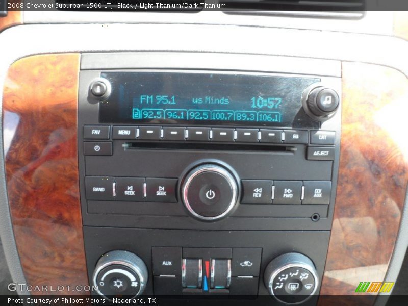Black / Light Titanium/Dark Titanium 2008 Chevrolet Suburban 1500 LT