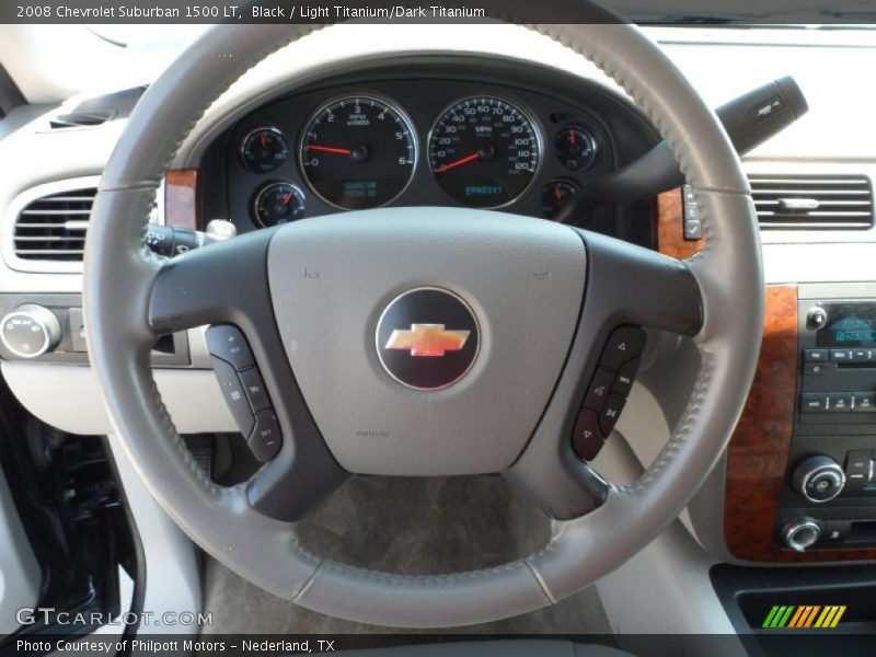 Black / Light Titanium/Dark Titanium 2008 Chevrolet Suburban 1500 LT