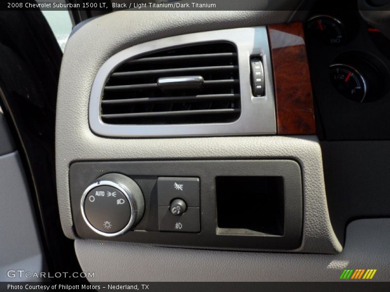 Black / Light Titanium/Dark Titanium 2008 Chevrolet Suburban 1500 LT