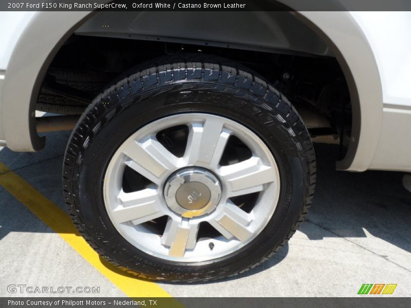Oxford White / Castano Brown Leather 2007 Ford F150 King Ranch SuperCrew
