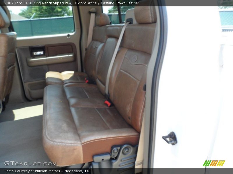 Oxford White / Castano Brown Leather 2007 Ford F150 King Ranch SuperCrew