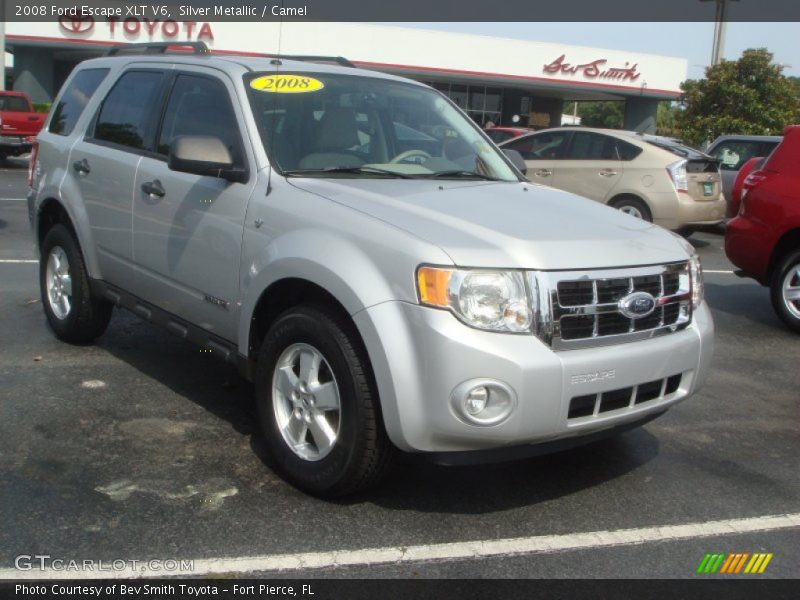 Silver Metallic / Camel 2008 Ford Escape XLT V6