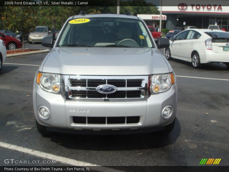 Silver Metallic / Camel 2008 Ford Escape XLT V6