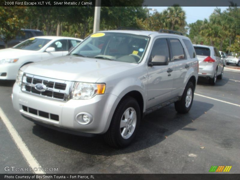 Silver Metallic / Camel 2008 Ford Escape XLT V6