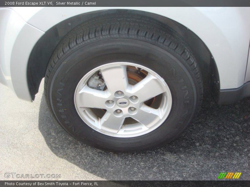 Silver Metallic / Camel 2008 Ford Escape XLT V6