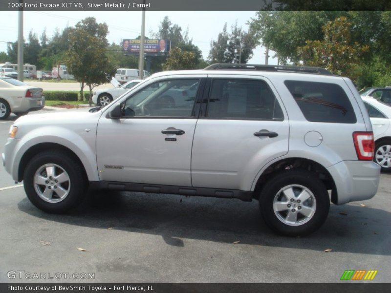 Silver Metallic / Camel 2008 Ford Escape XLT V6