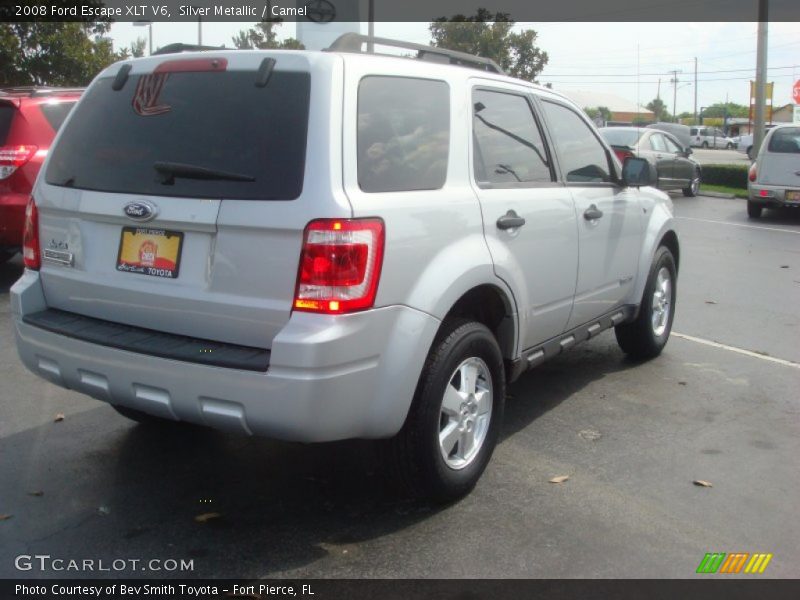 Silver Metallic / Camel 2008 Ford Escape XLT V6