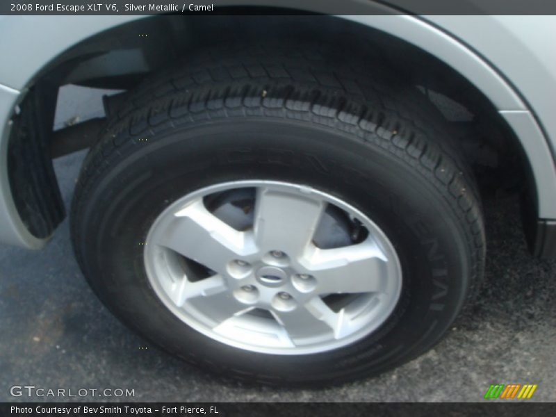 Silver Metallic / Camel 2008 Ford Escape XLT V6