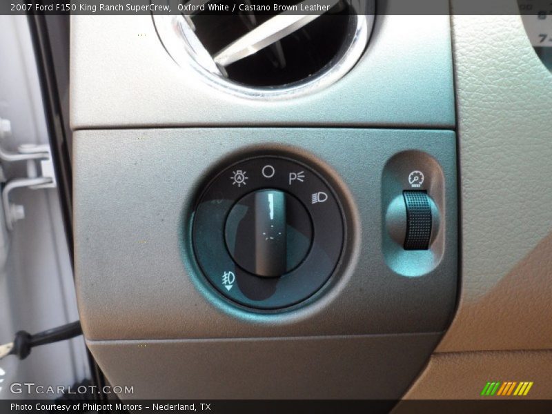 Oxford White / Castano Brown Leather 2007 Ford F150 King Ranch SuperCrew