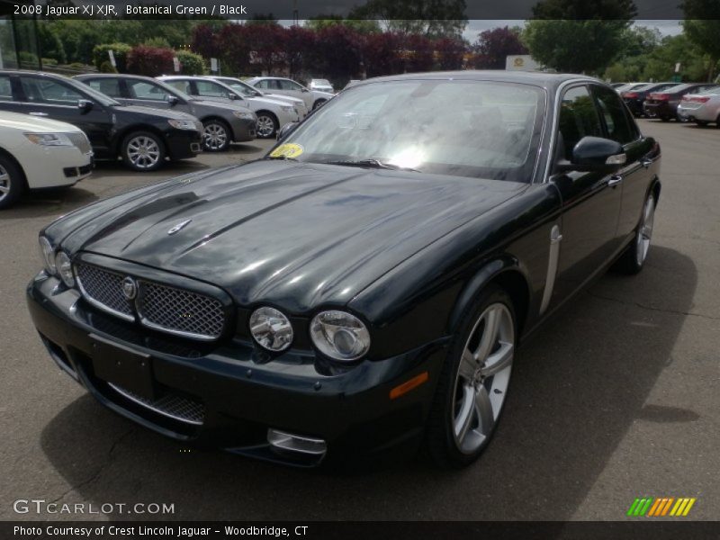 Botanical Green / Black 2008 Jaguar XJ XJR