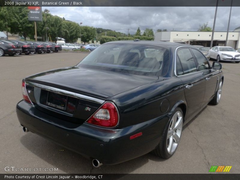 Botanical Green / Black 2008 Jaguar XJ XJR