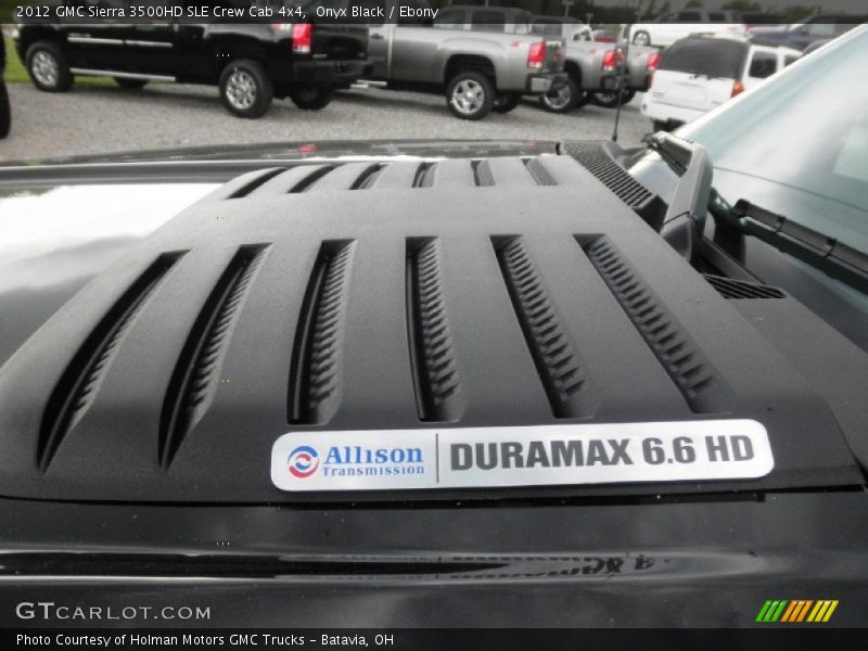 Onyx Black / Ebony 2012 GMC Sierra 3500HD SLE Crew Cab 4x4