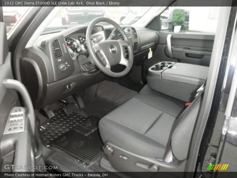 Onyx Black / Ebony 2012 GMC Sierra 3500HD SLE Crew Cab 4x4