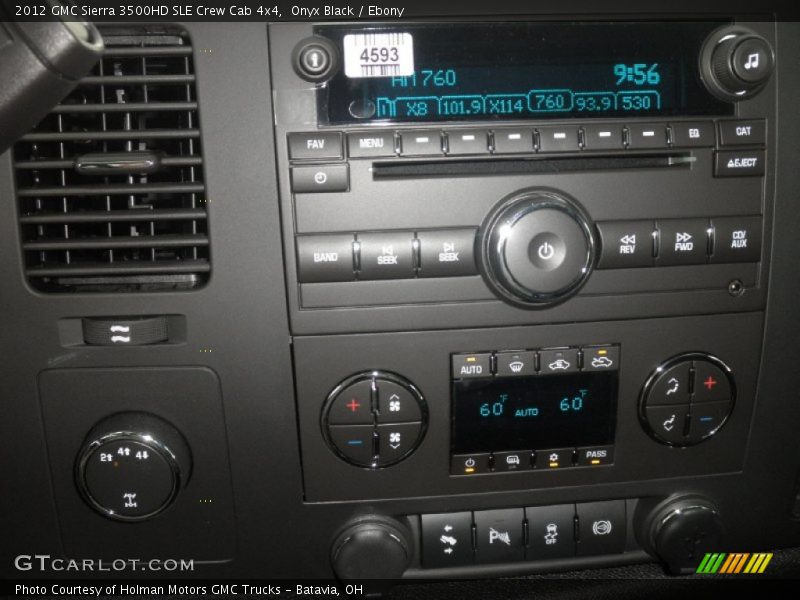 Onyx Black / Ebony 2012 GMC Sierra 3500HD SLE Crew Cab 4x4