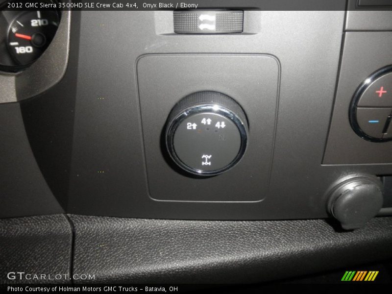 Onyx Black / Ebony 2012 GMC Sierra 3500HD SLE Crew Cab 4x4