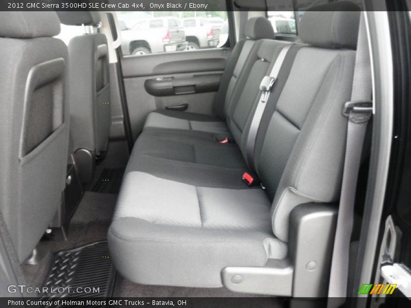 Onyx Black / Ebony 2012 GMC Sierra 3500HD SLE Crew Cab 4x4
