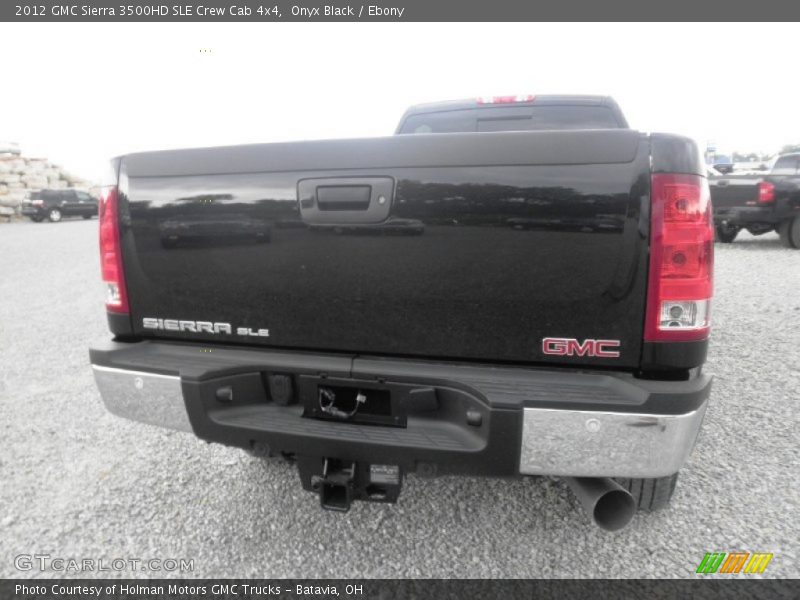 Onyx Black / Ebony 2012 GMC Sierra 3500HD SLE Crew Cab 4x4